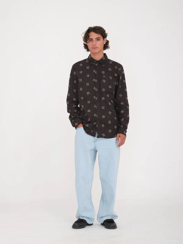 Vintage Luxe Sporty Designs Casbah Shirt - STEALTH