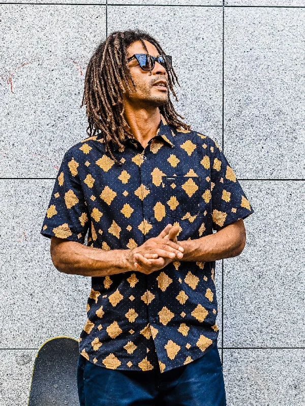 Rugged Luxe Urban Outfits Grit Mandala Shirt - NEW BLACK