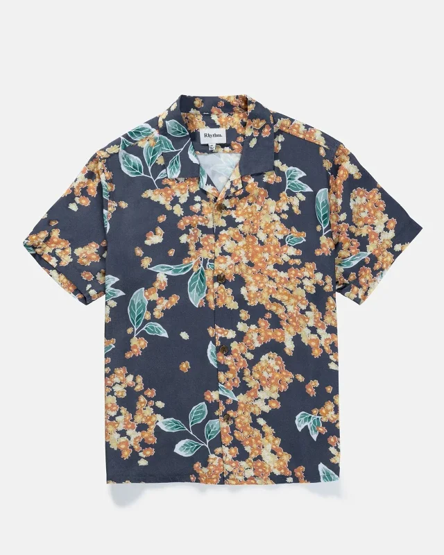 Effortless Urban Active Styles Isle Floral Cuban S/S Shirt