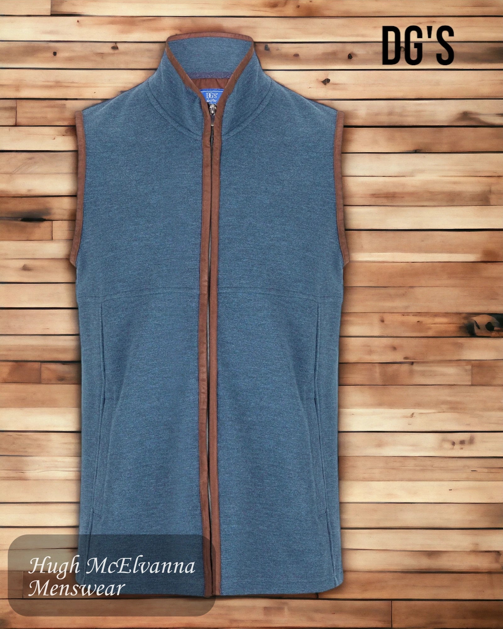 Contemporary Cool Practical Clothing Mens Gilet Light Green by Drifter Style: 55131/32