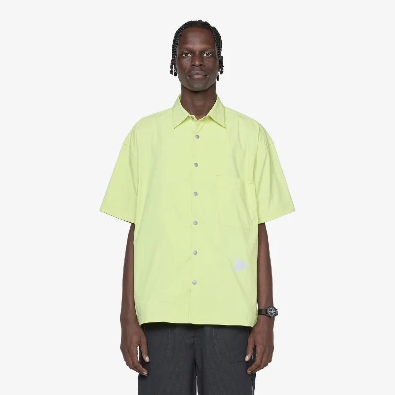 Heritage Cool UV Cut Stretch Short Sleeve Shirt Yellow Green