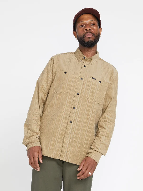 Contemporary Edge Warm Jackets V Ent Fat Tony Woven Shirt - KHAKI
