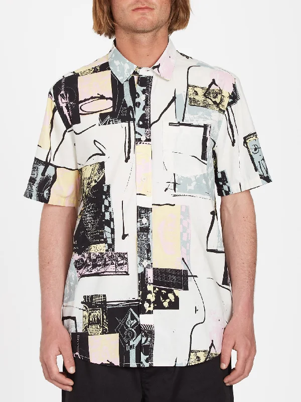 Chic Smart Daily Looks V Entertainment Shirt - WHITECAP GREY