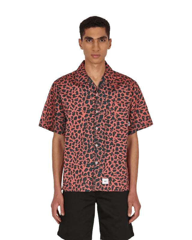 Retro Monochrome Night Vision Satin Camo Shirt Pink